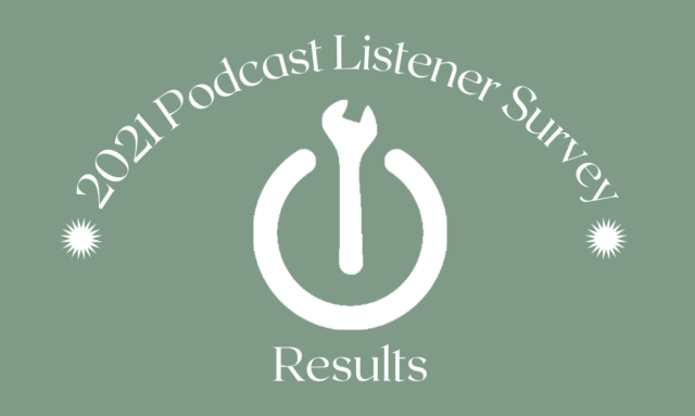 Restart logo with text saying 2021 Podcast Listener Survey Results